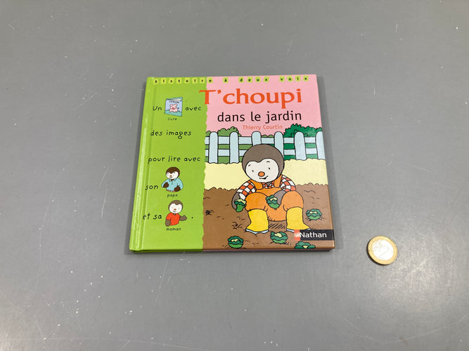 T'choupi dans le jardin, moins cher chez Petit Kiwi