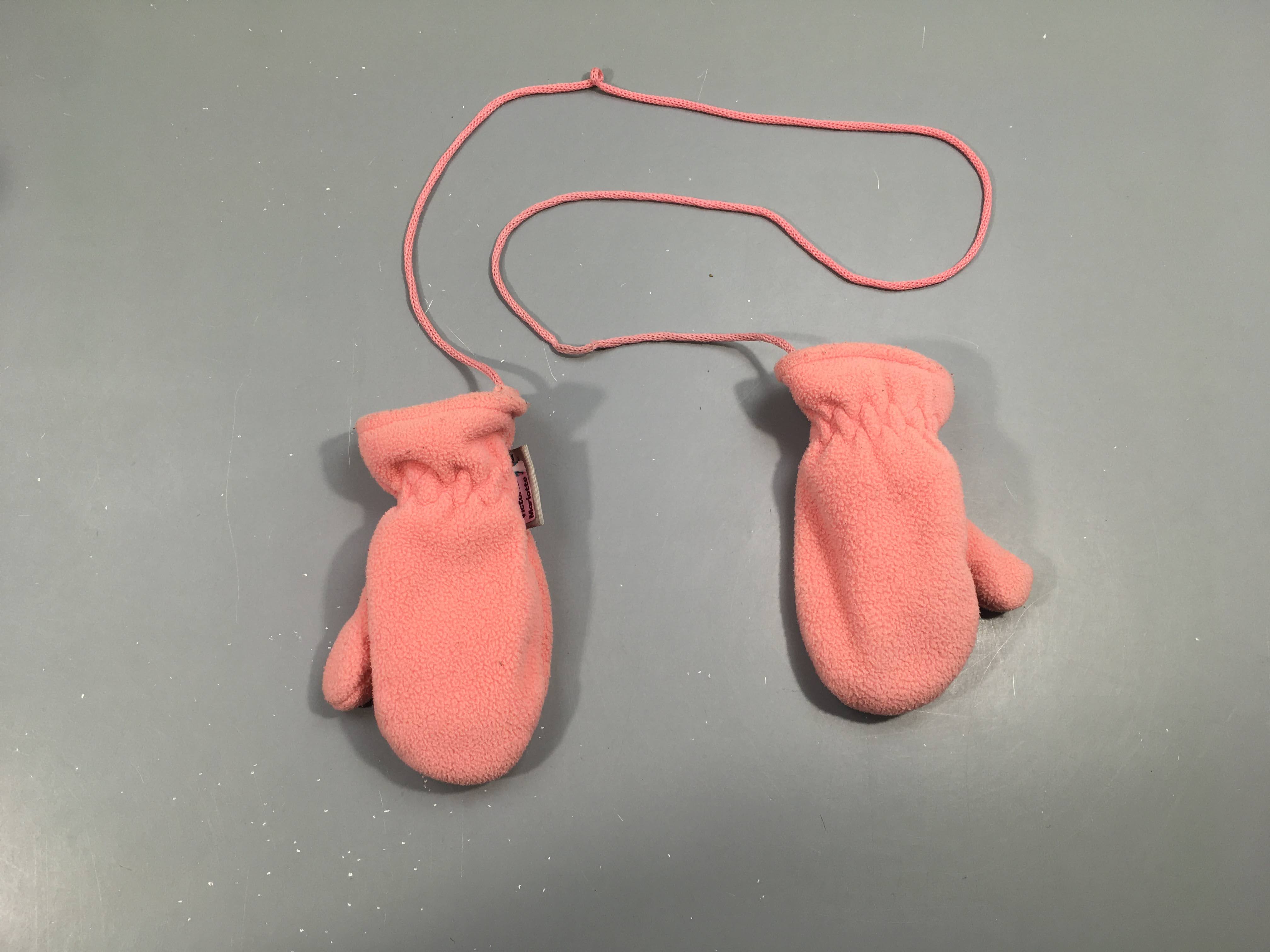 Moufles polar rose cordon thinsulate