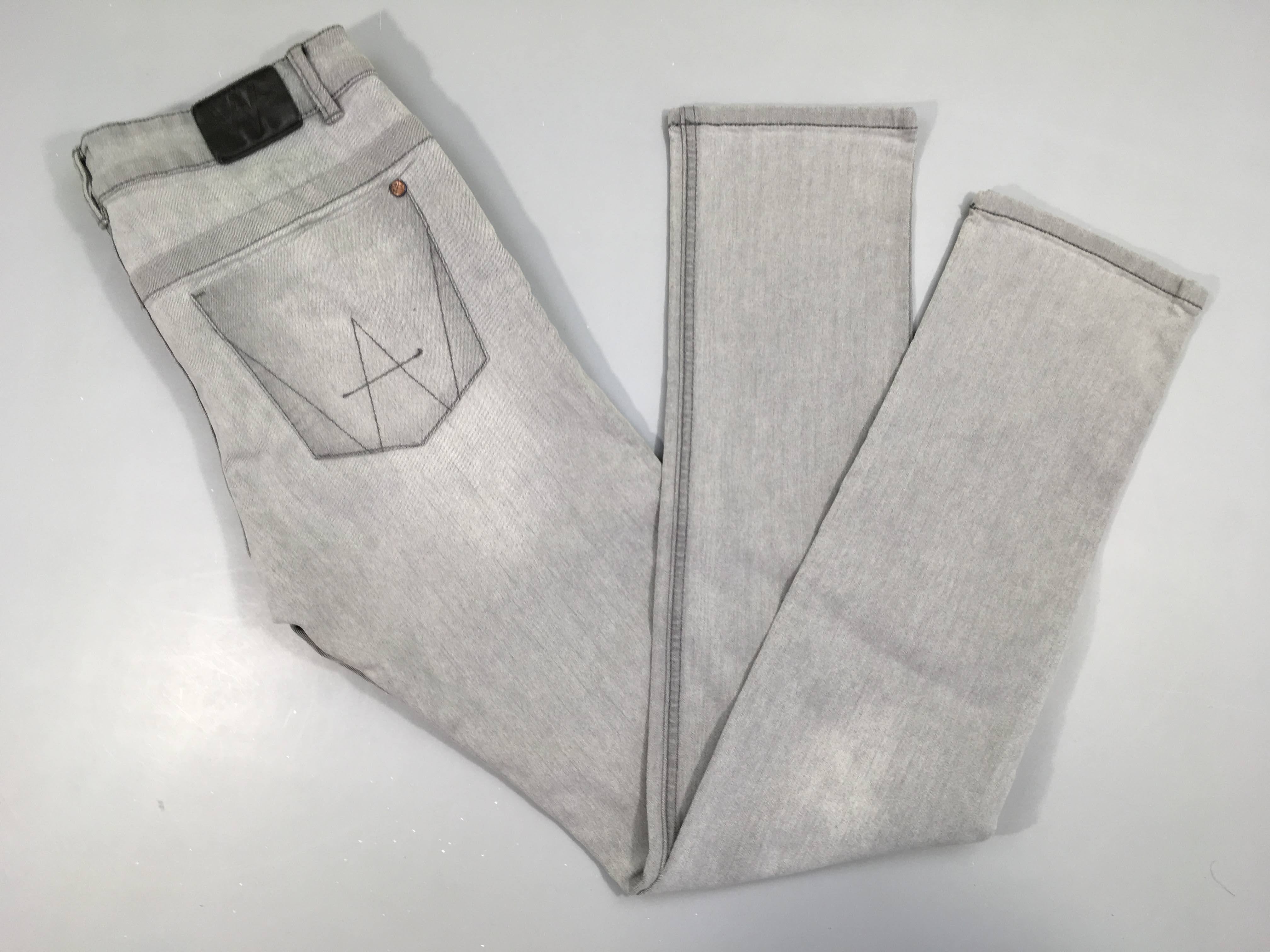 Jeans gris clair Slim 26
