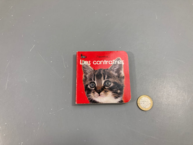J'apprends... les contraires, langue au chat, moins cher chez Petit Kiwi