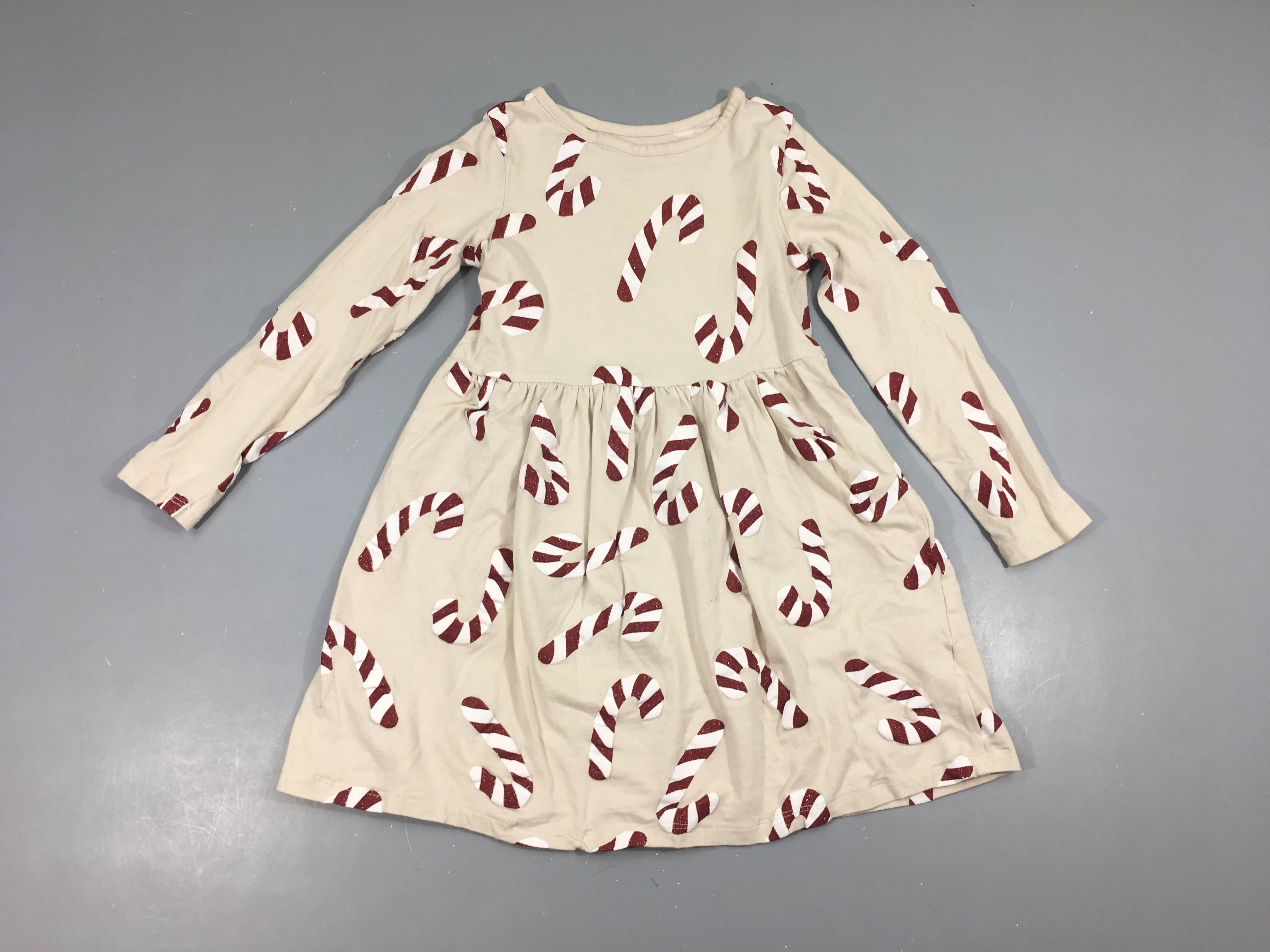 Robe m.l jersey beige sucres d'orge