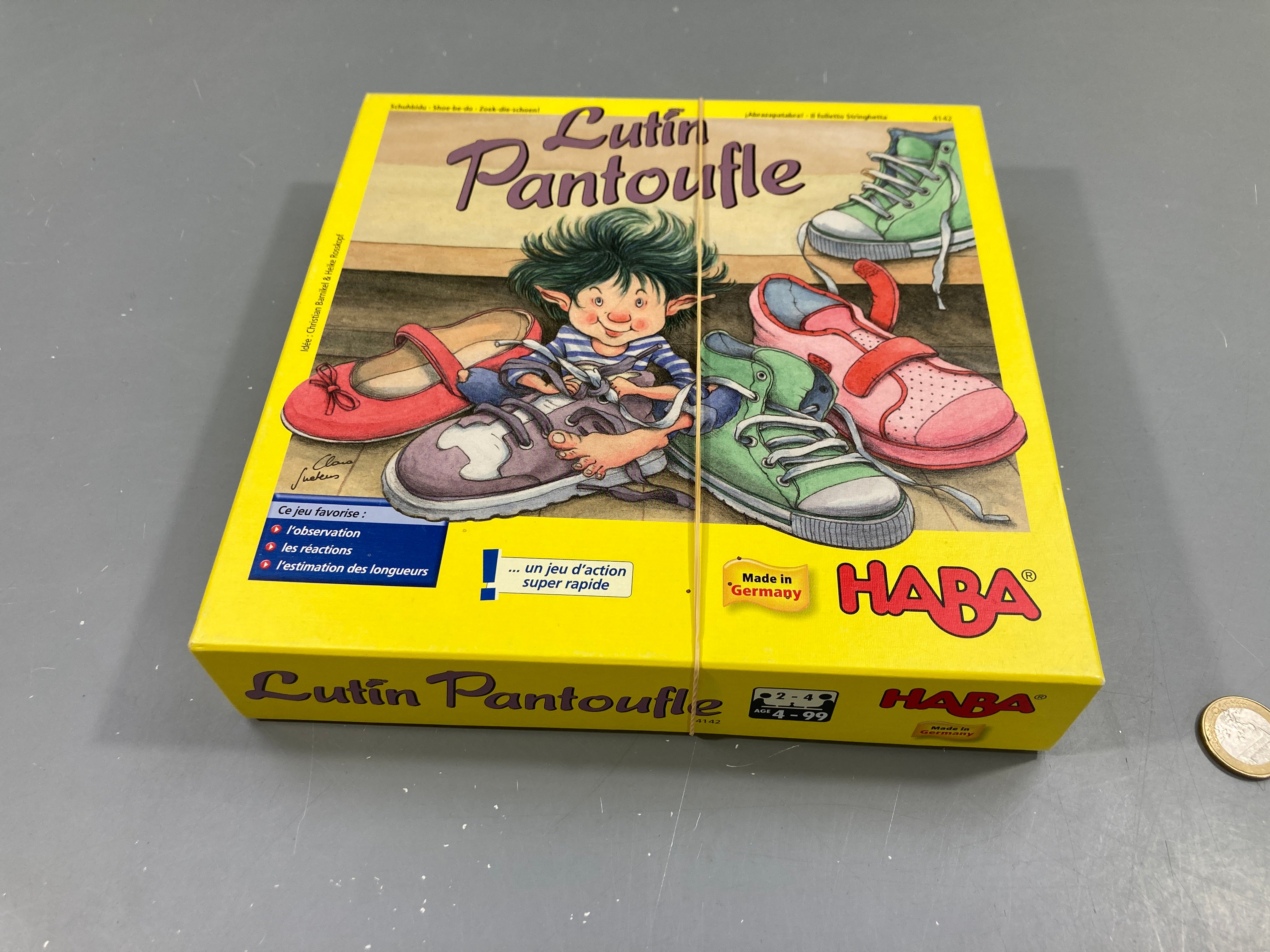 Jeu d'action super rapide, Lutin Pantoufle, 2-4 joueurs, 4-99 ans