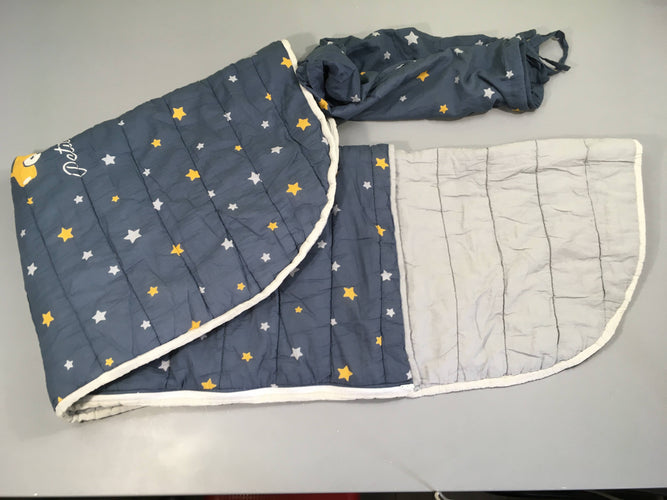 Sac de couchage enfant en coton bleu, Maisons du monde - bouloché, moins cher chez Petit Kiwi