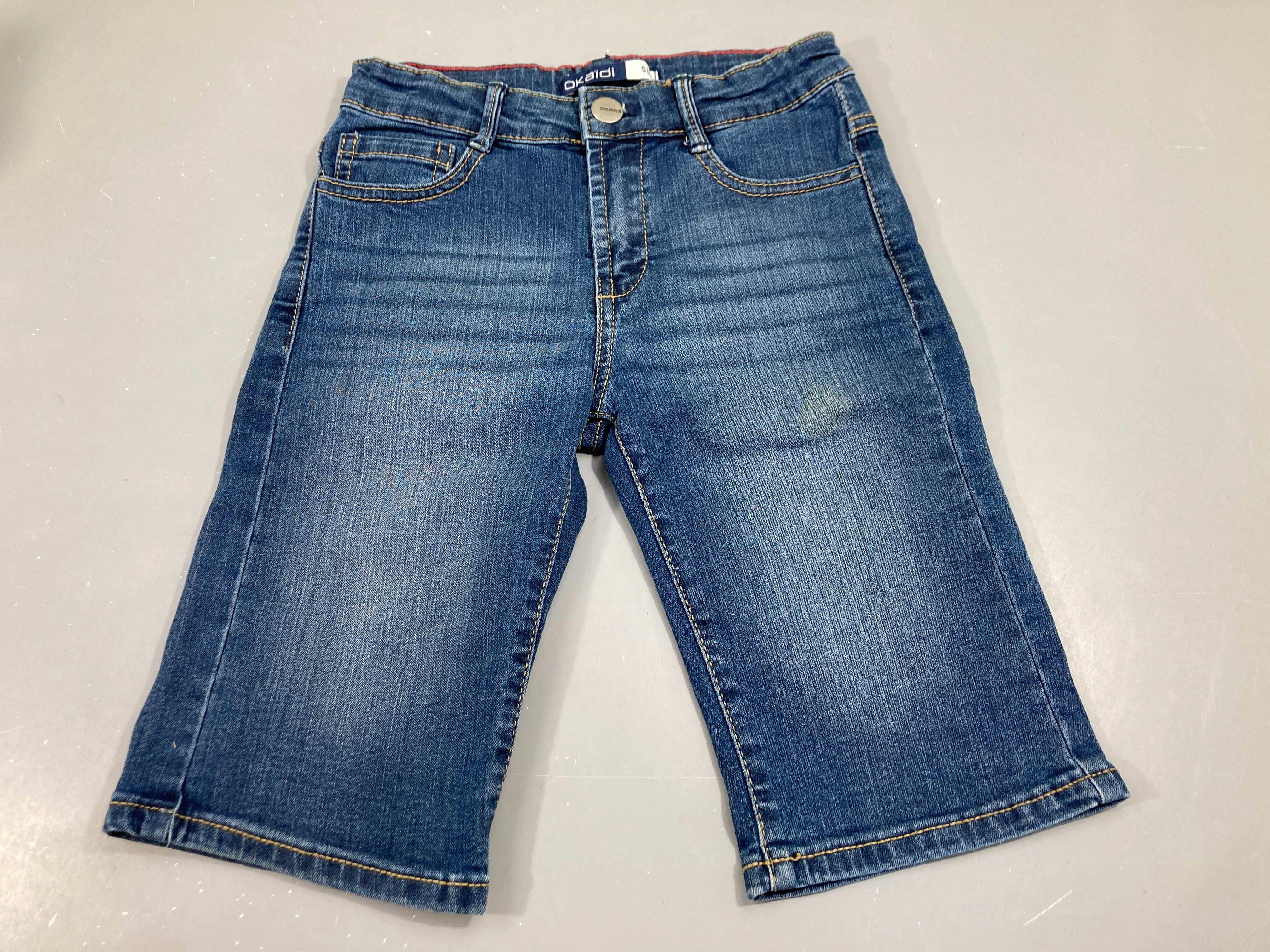 Bermuda slim en jean