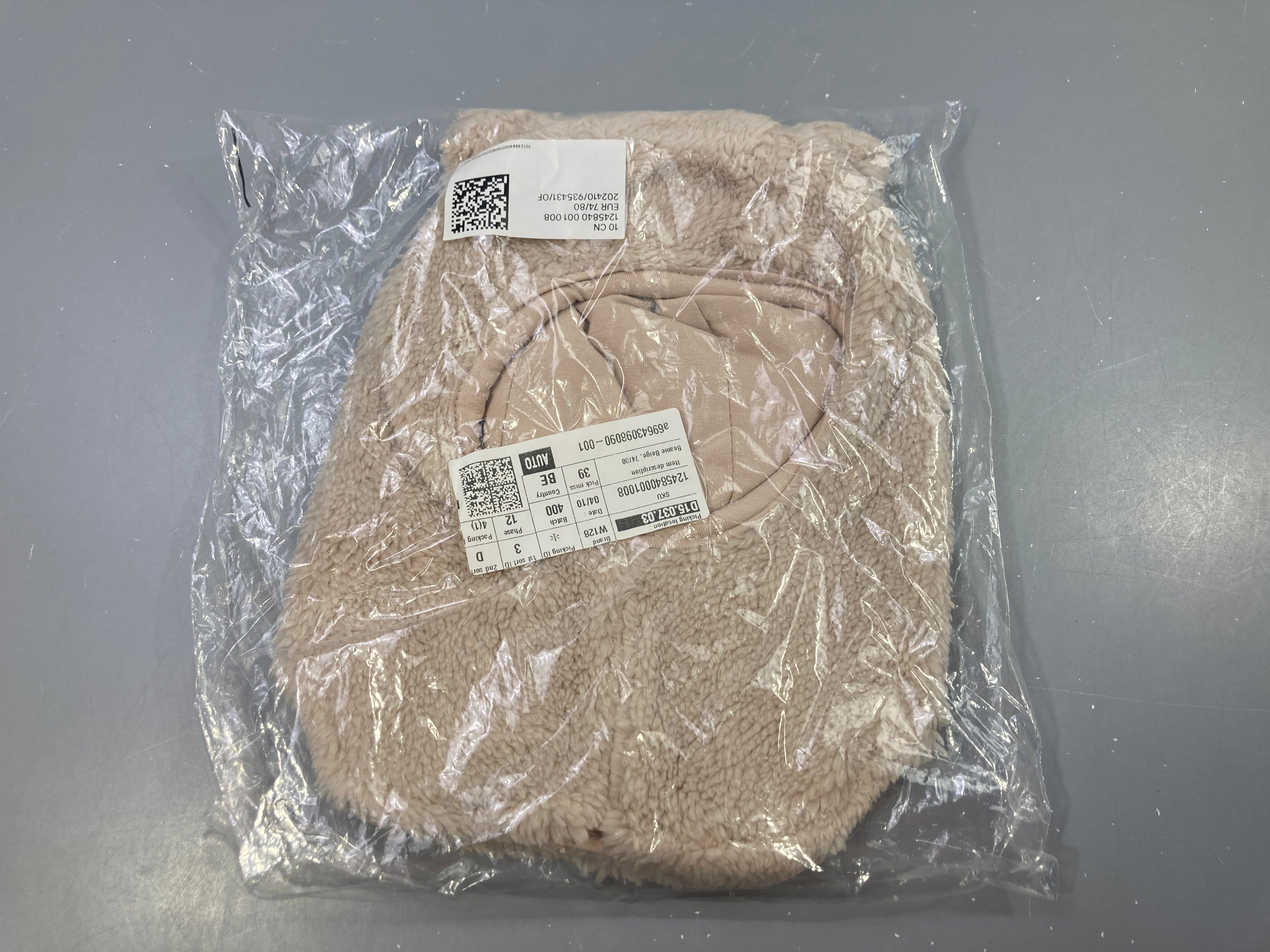 Neuf-Bonnet sherpa beige