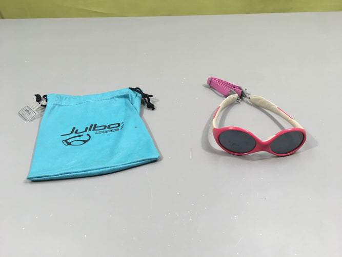 Lunettes de soleil rose/gris Julbo Looping 2, moins cher chez Petit Kiwi