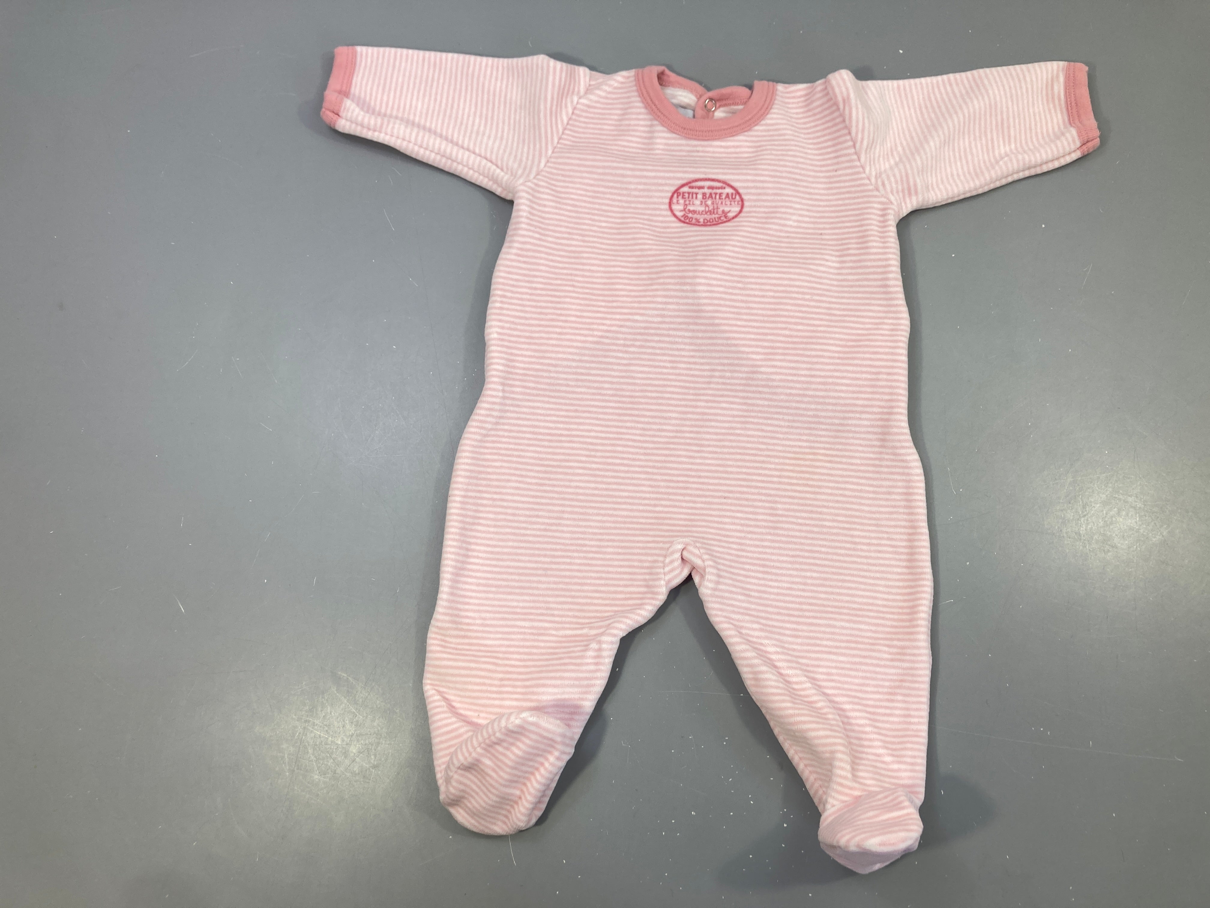 Pyjama rose rayé