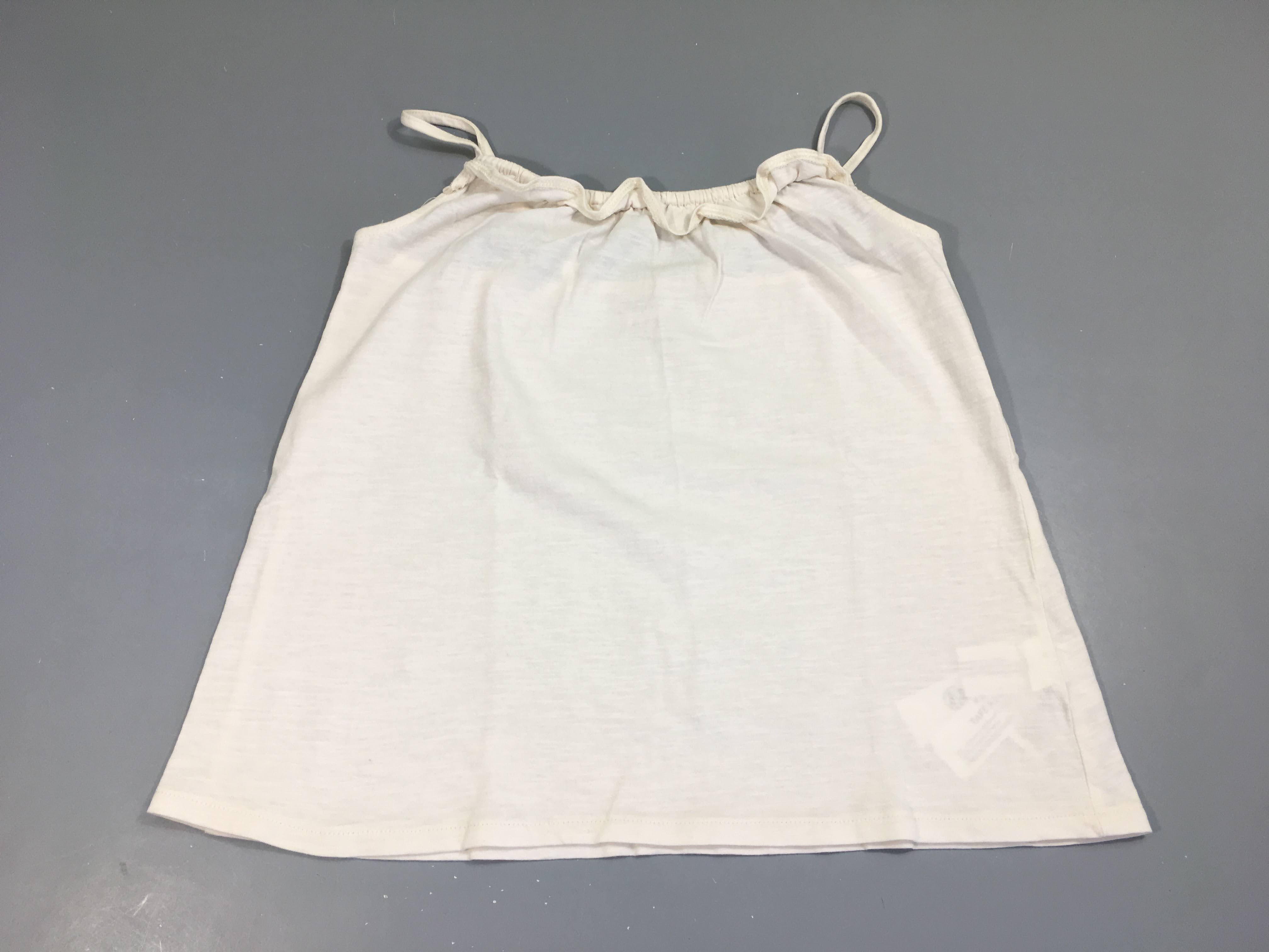 Top jersey rose pâle flammé