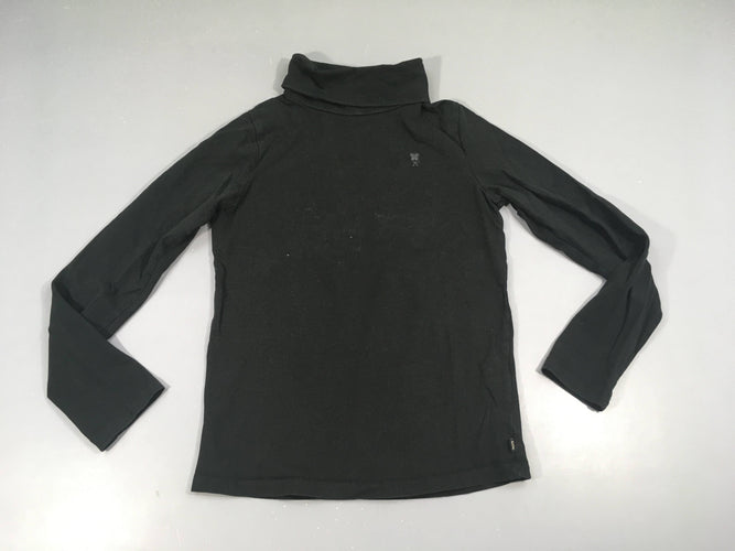 T-shirt col roulé noir, moins cher chez Petit Kiwi