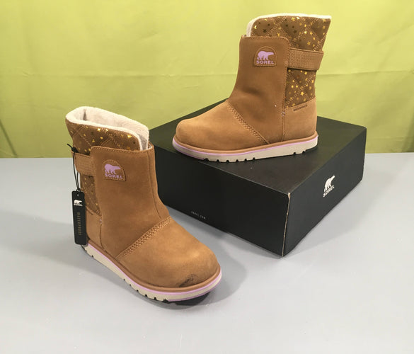 Bottes de neige imperméable brun Youth Rylee élan, état neuf, une trace à l'avant, 35, moins cher chez Petit Kiwi