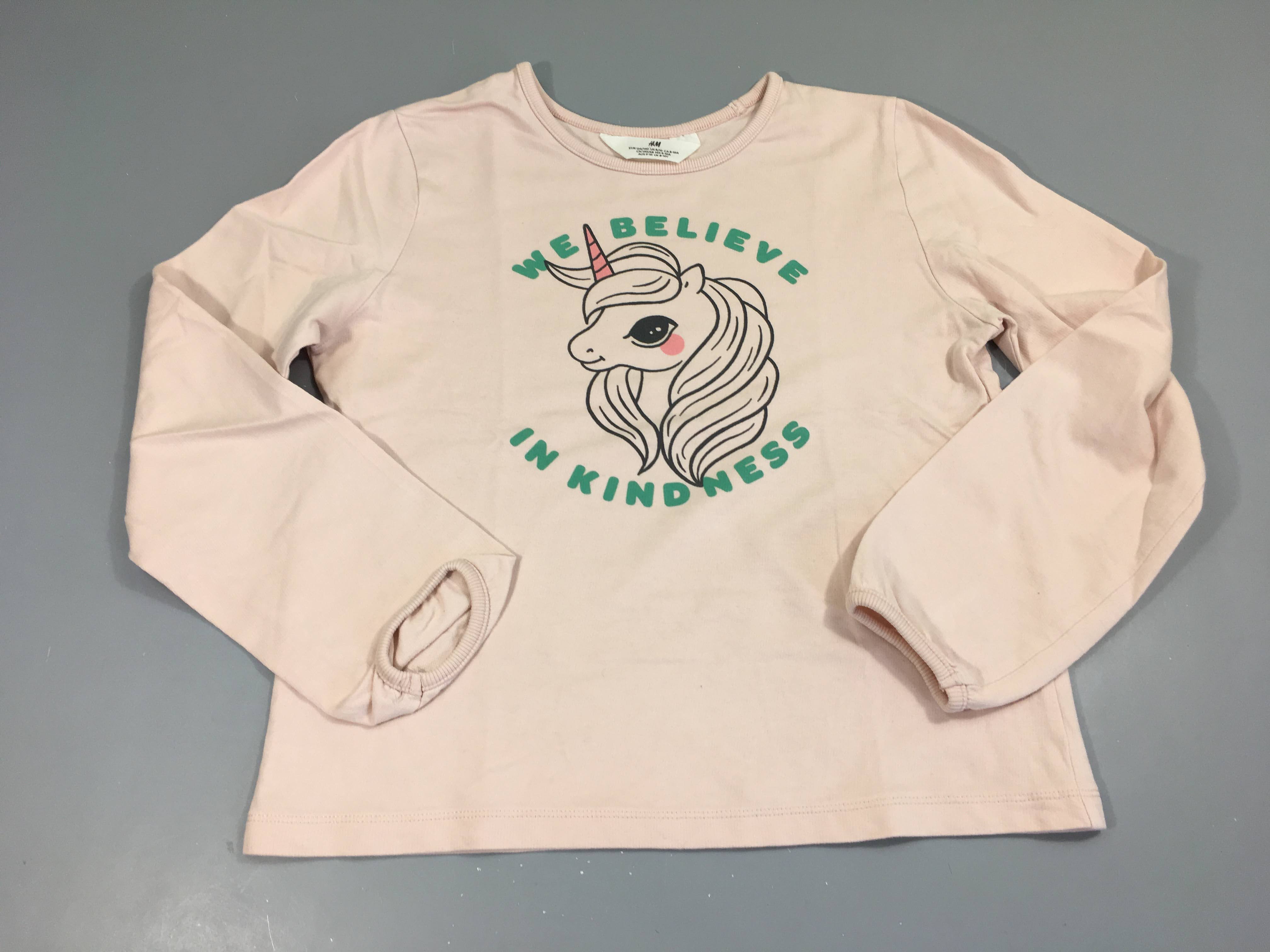 Sweat léger rose licorne