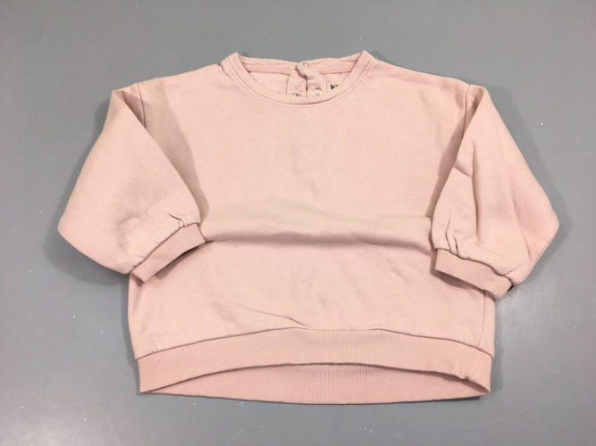 Sweat rose pâle, moins cher chez Petit Kiwi