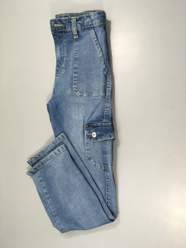 Jeans cargo, moins cher chez Petit Kiwi
