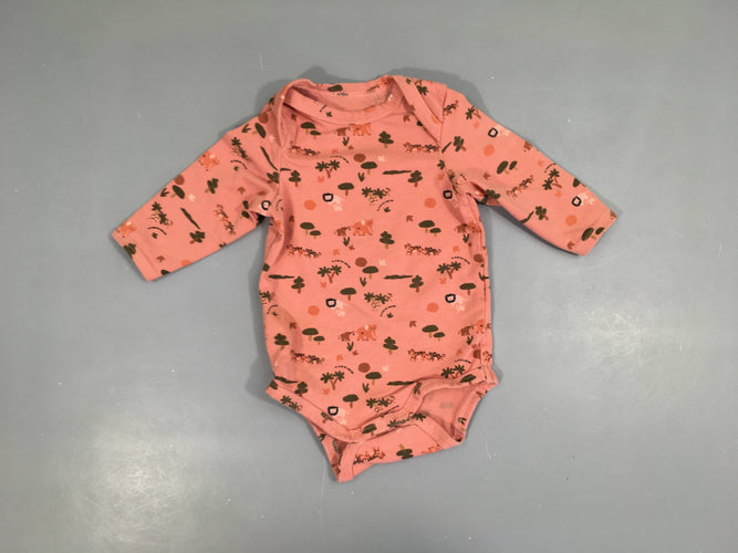 Body m.l rose jungle, moins cher chez Petit Kiwi