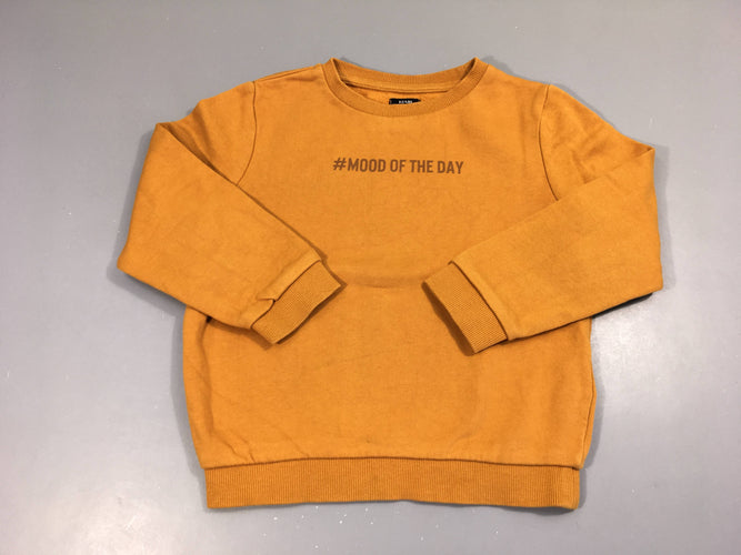 Sweat orange Mood, moins cher chez Petit Kiwi