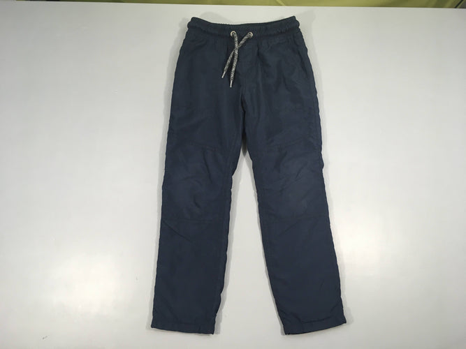 Pantalon bleu marine doublé polar, moins cher chez Petit Kiwi