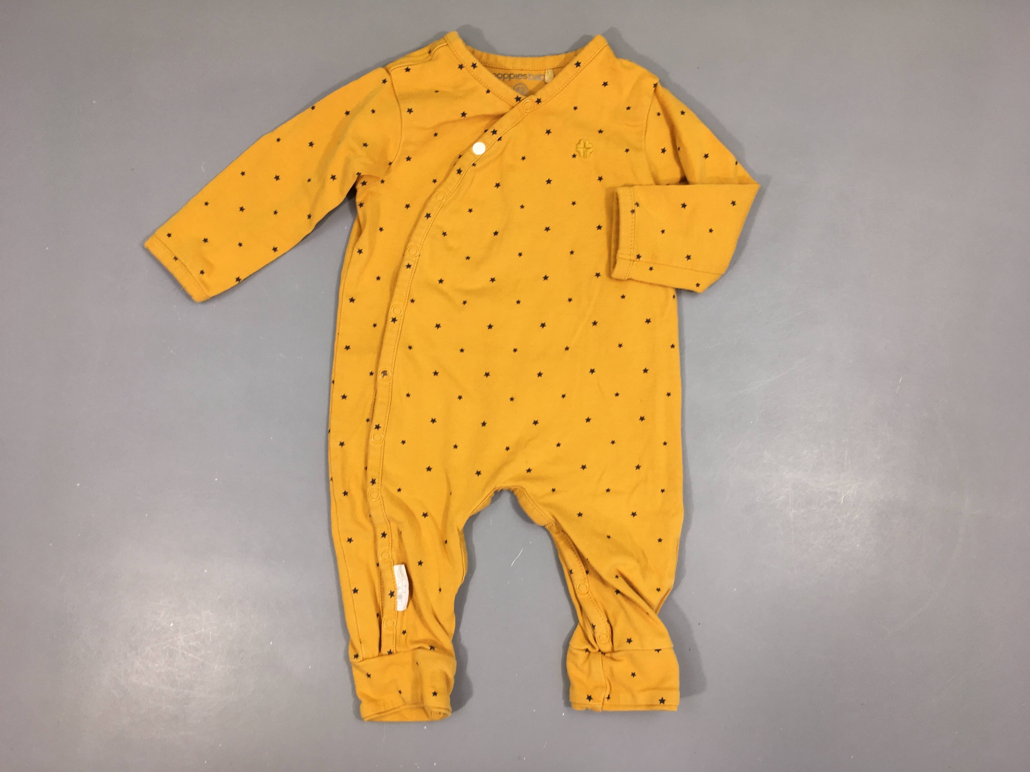 Combinaison jersey orange étoiles