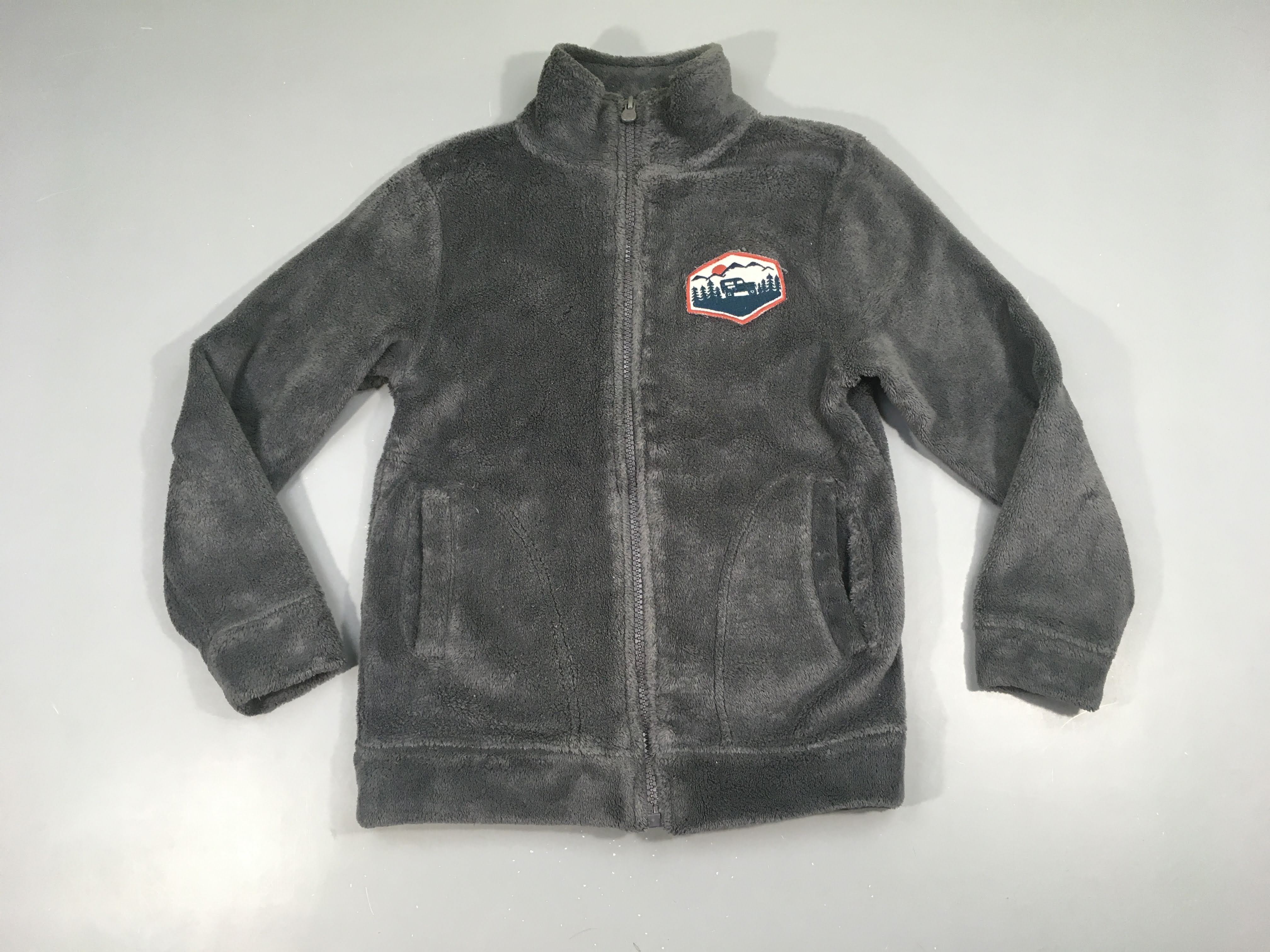 Sweat velours gris 4x4