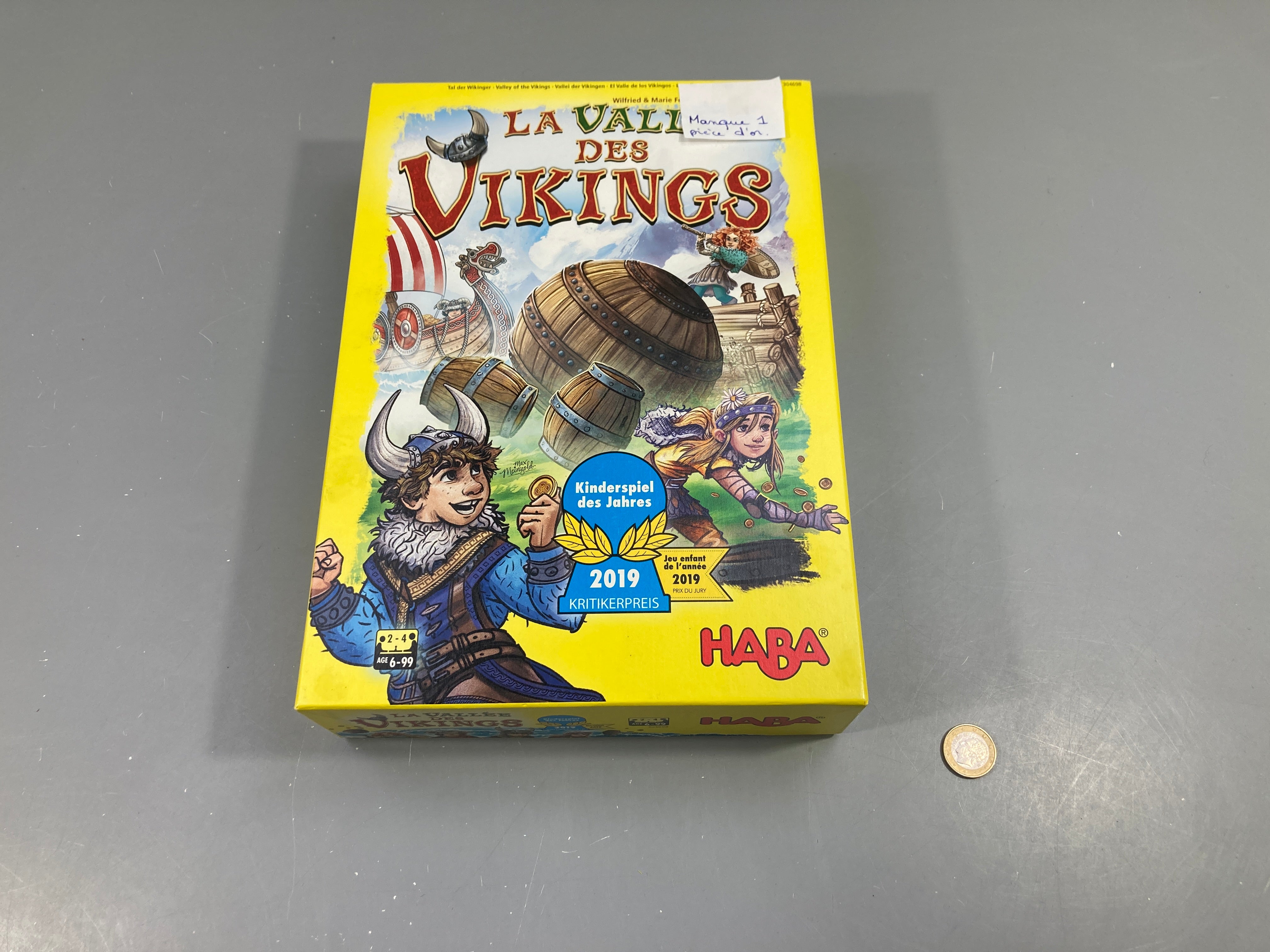 La vallée des Vikings, 6-99a, manque 1 pièce d'or peut être remplacée