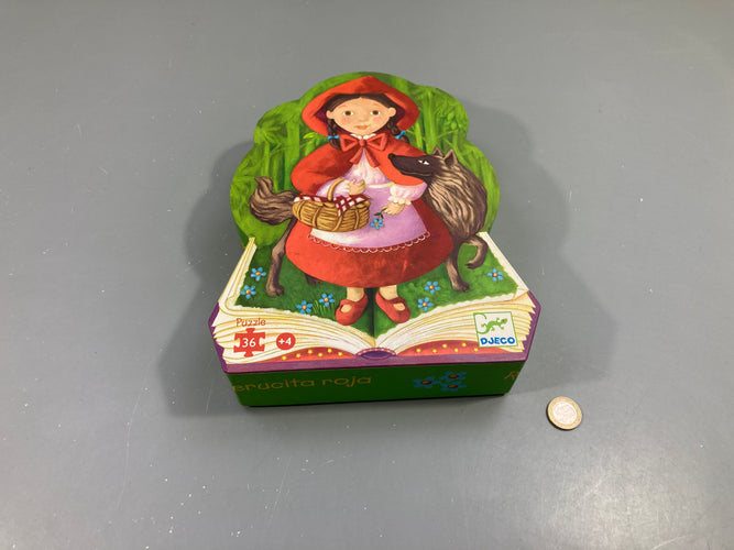 Puzzle le petit chaperon rouge, 36pcs, +4a, moins cher chez Petit Kiwi