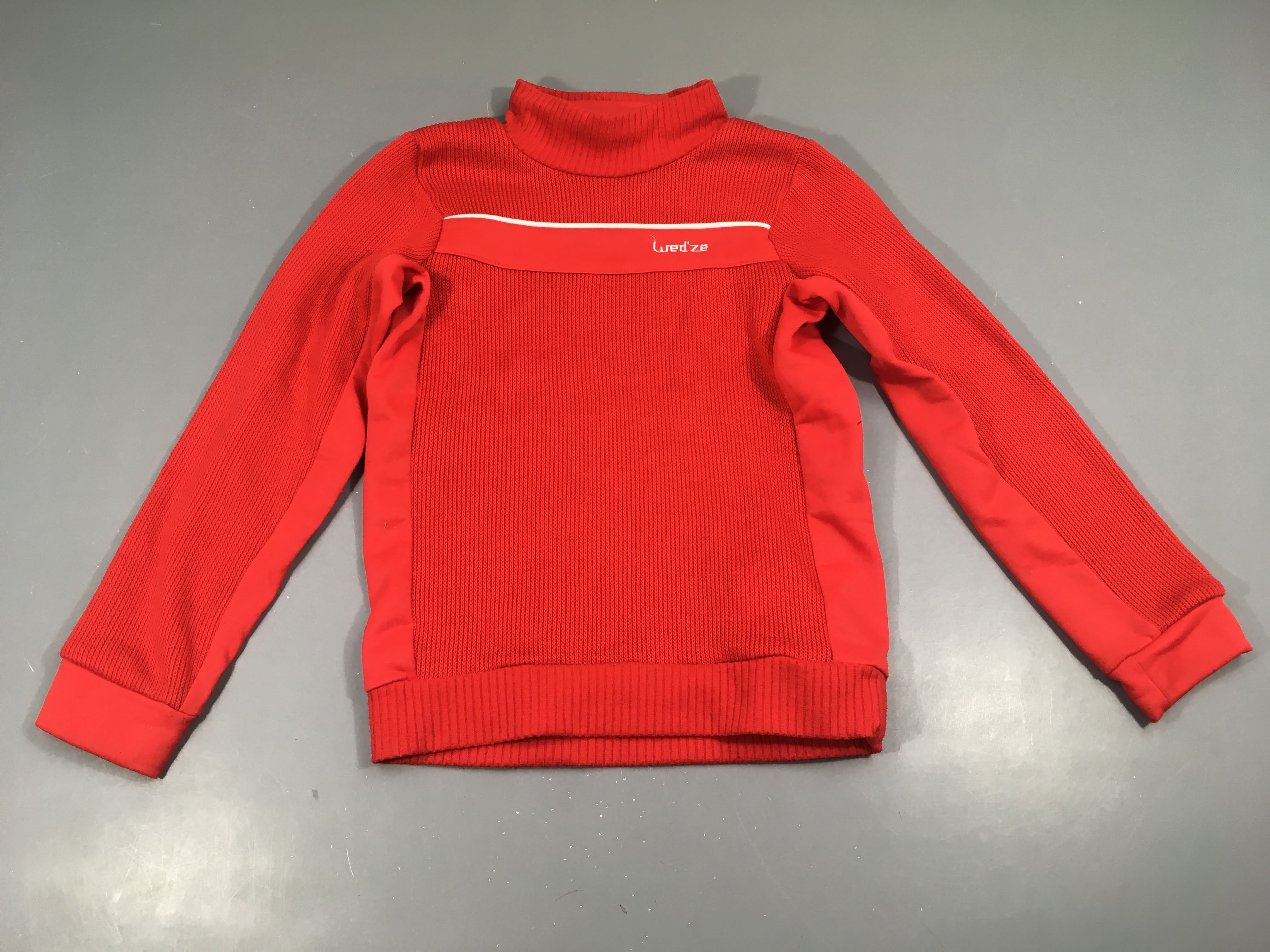 Sous-vêtement de ski mailles rouge, Wed'ze