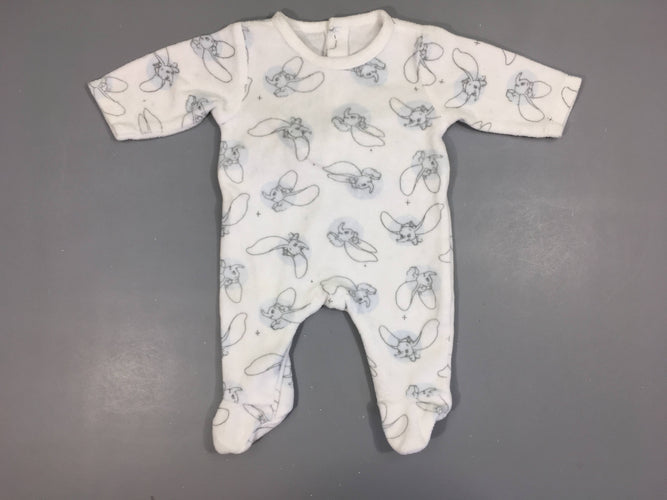 Pyjama velours bv Dumbo, moins cher chez Petit Kiwi