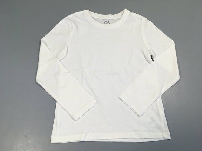 T-shirt m.l blanc, moins cher chez Petit Kiwi