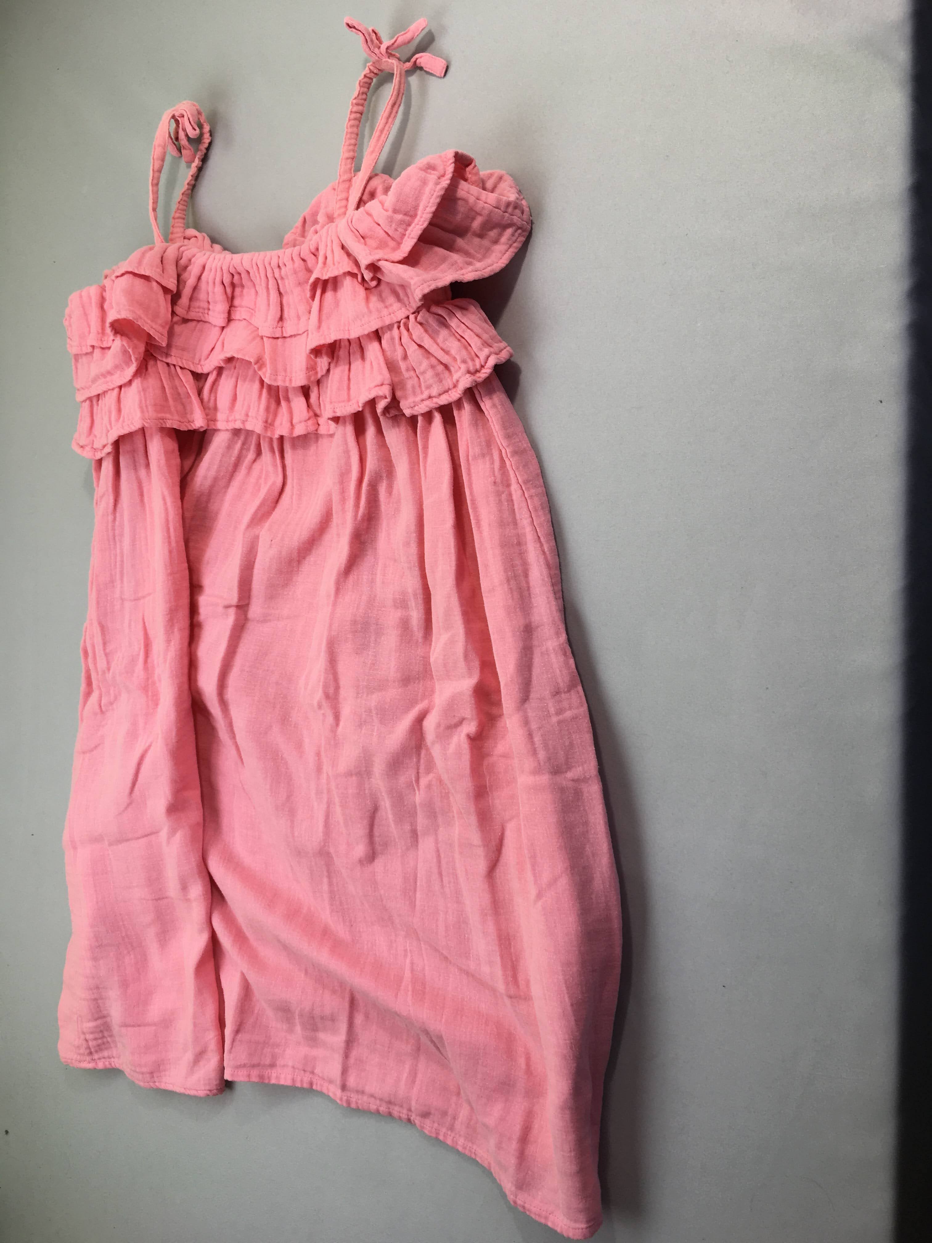 Robes s.m rose volants