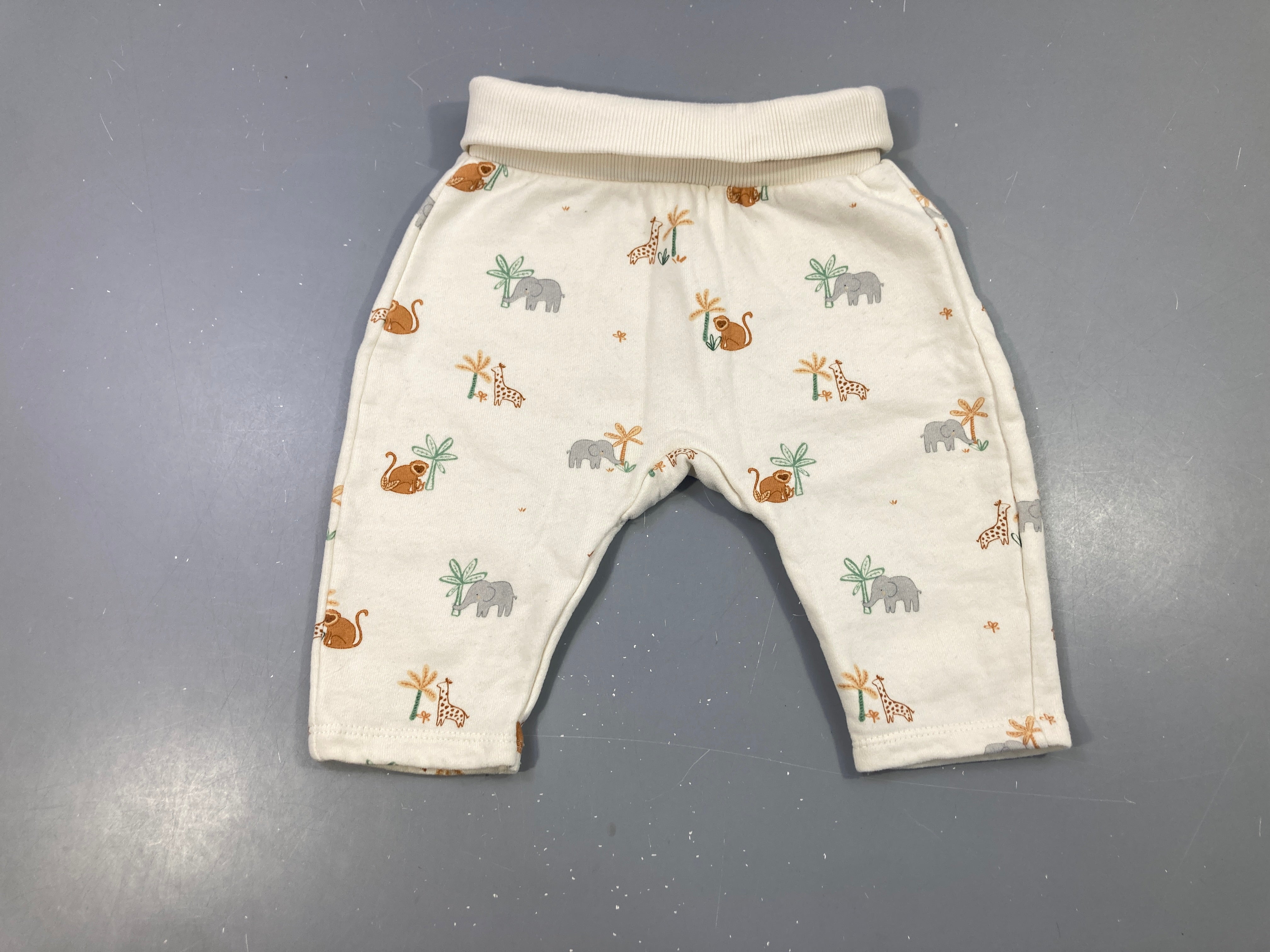 Pantalon molleton écru savane