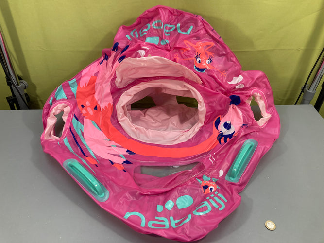 Bouée siège rose Nabaiji Flament rose 11-15kg, moins cher chez Petit Kiwi