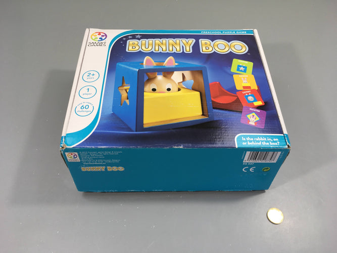 Jeu lapin & magicien Bunny Boo - Smartgames - +2a - complet, moins cher chez Petit Kiwi