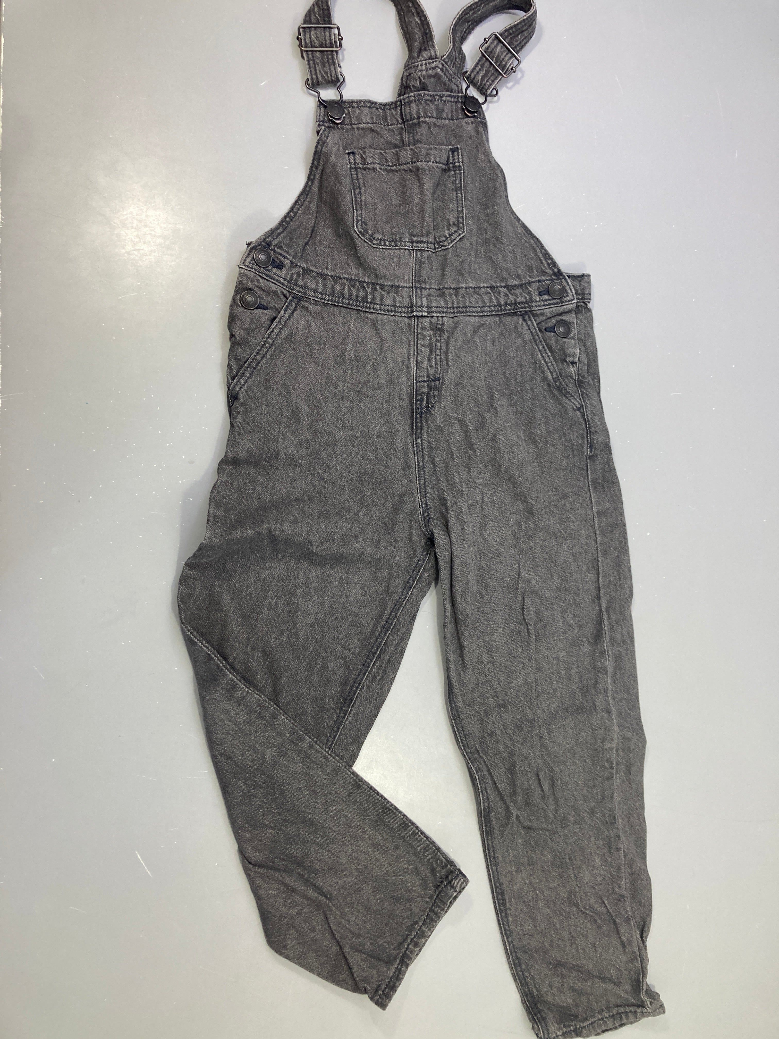 Salopette en jean gris foncé