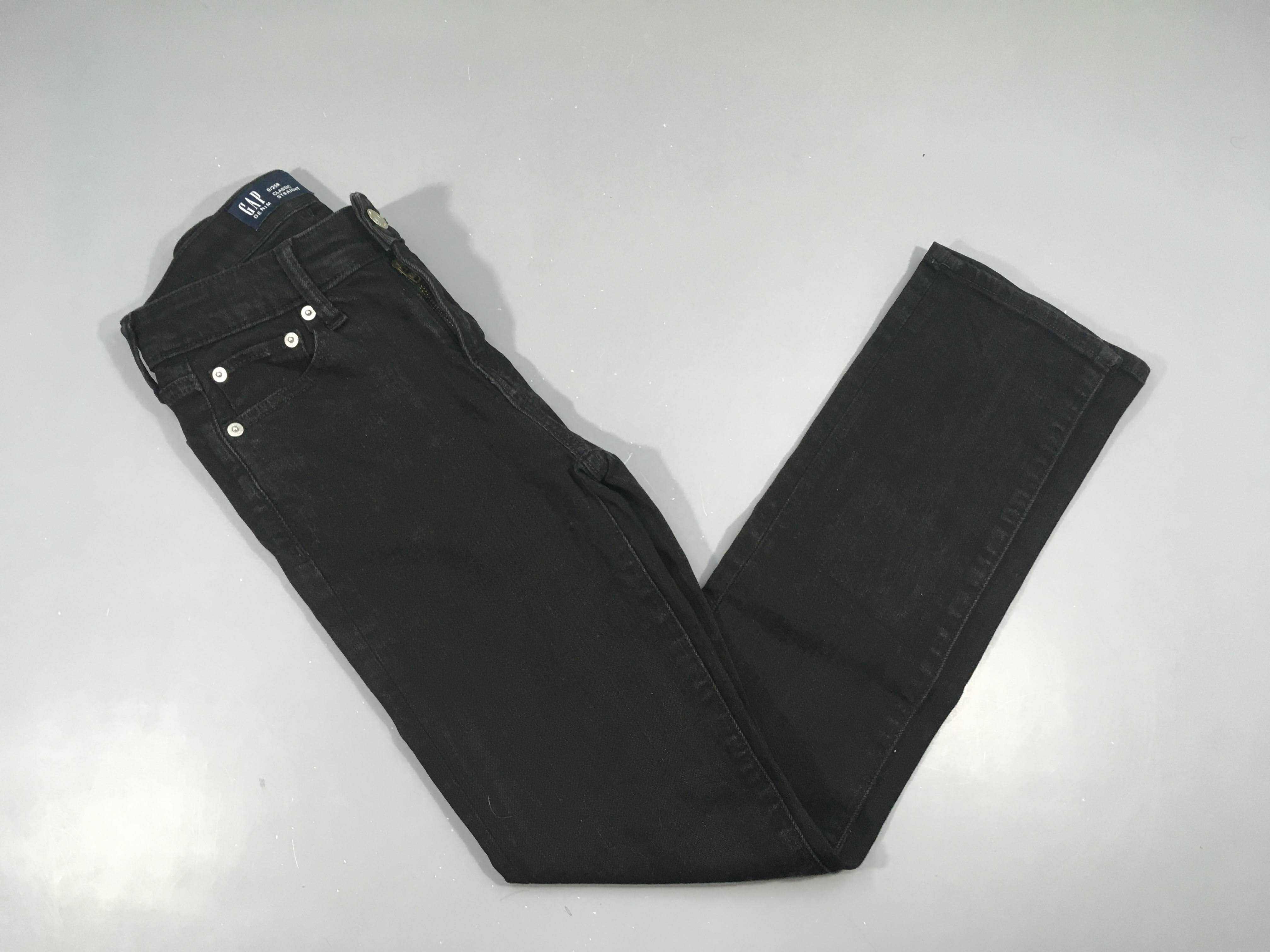 Jeans noir classic straight