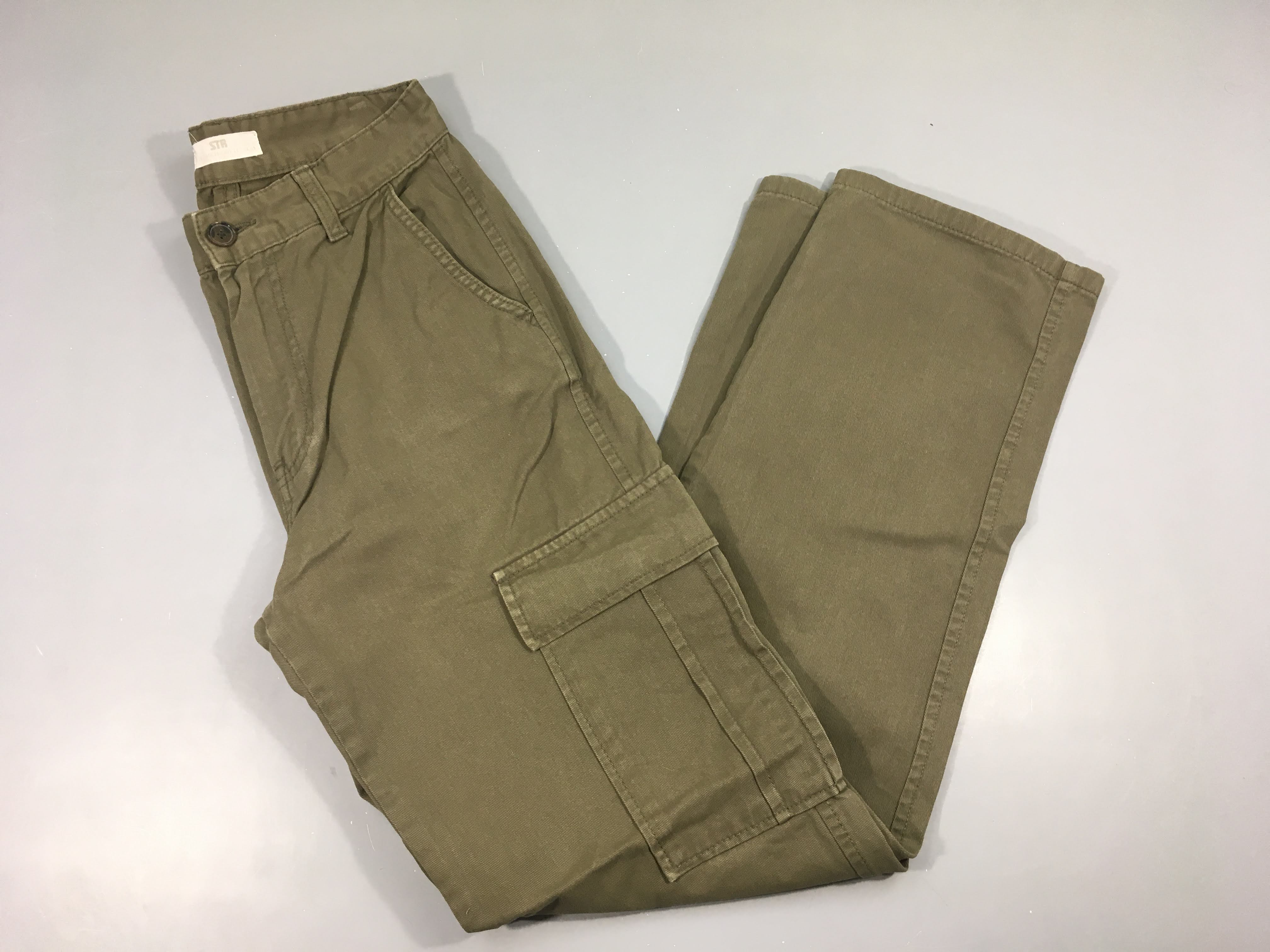 Pantalon cargo kaki 36