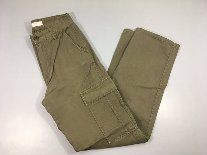 Pantalon cargo kaki 36, moins cher chez Petit Kiwi