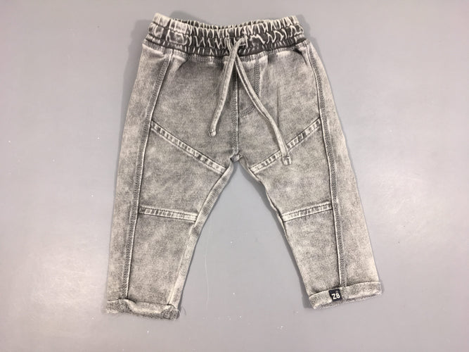 Pantalon molleton denim gris, Oh!, moins cher chez Petit Kiwi