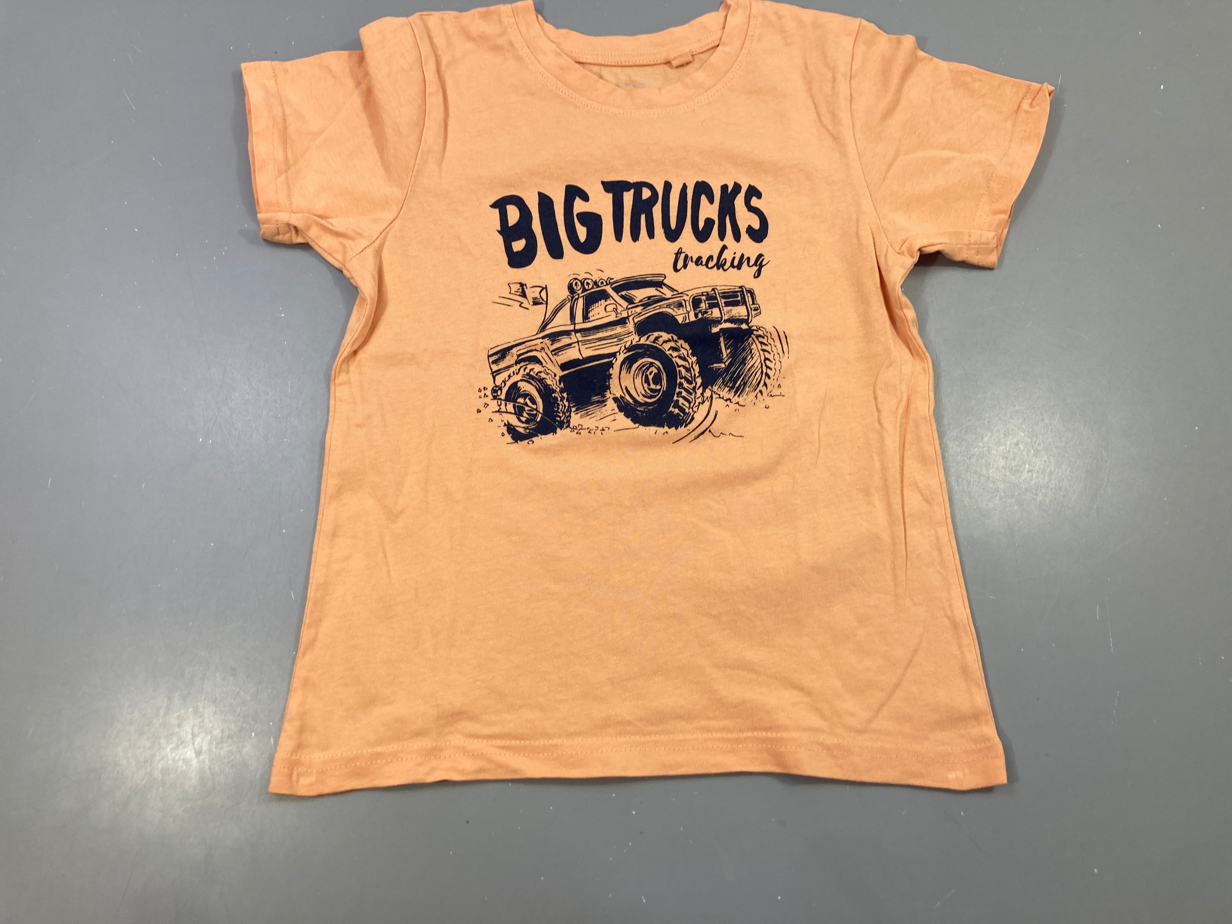 T-shirt m.c orange big trucks
