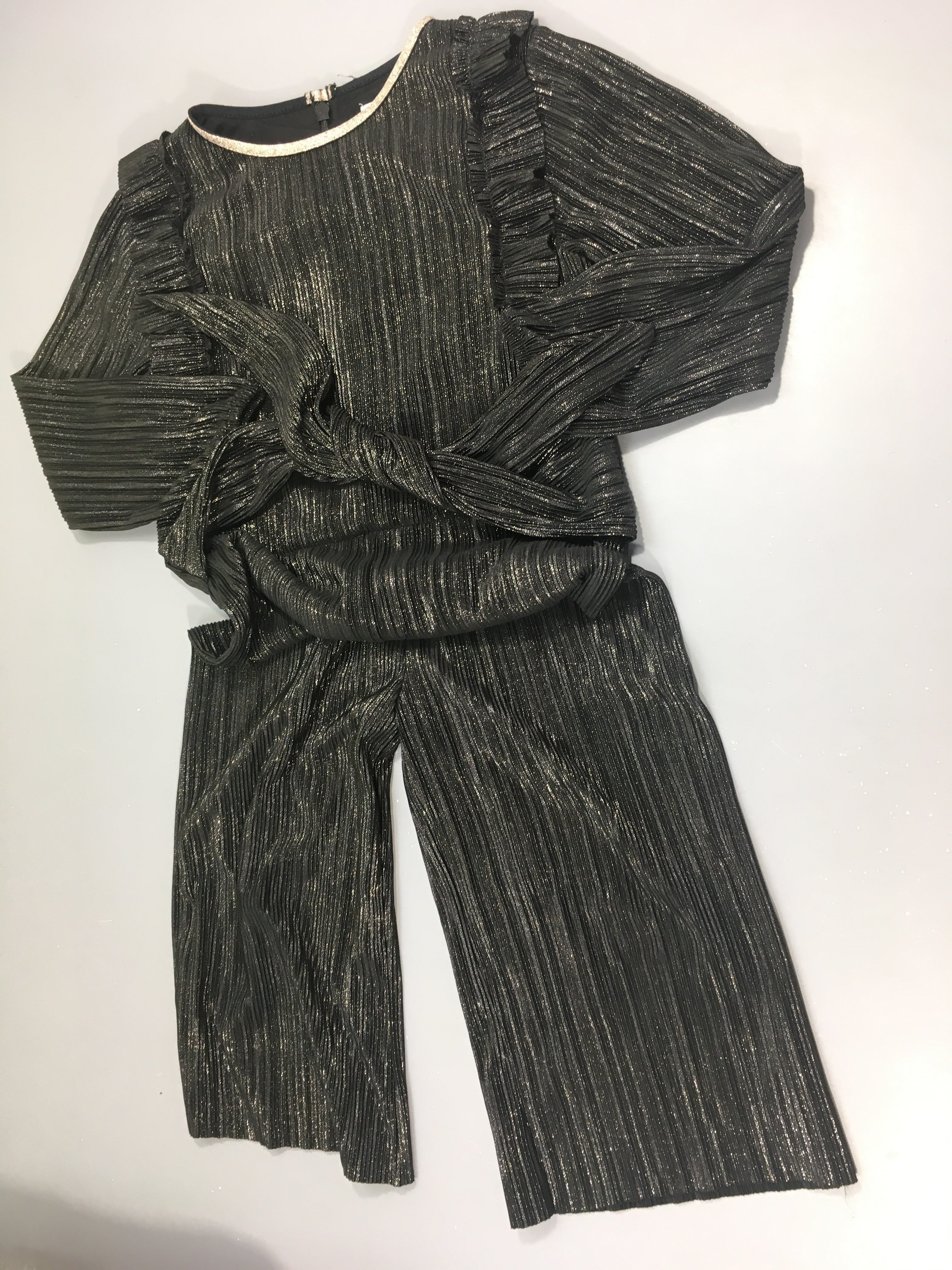 Combinaison pantalon m.l noir et doré