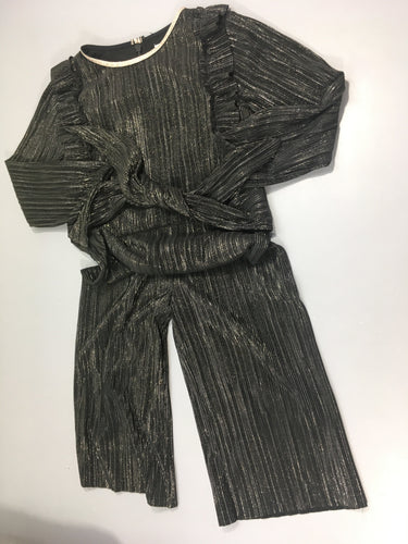 Combinaison pantalon m.l noir et doré, moins cher chez Petit Kiwi