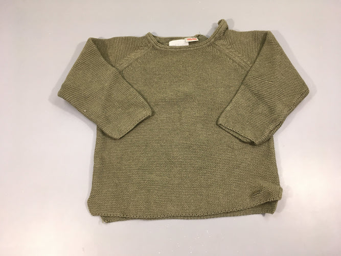 Pull kaki, moins cher chez Petit Kiwi
