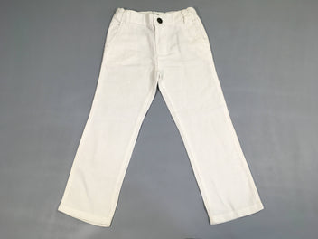 Pantalon blanc, 50% lin