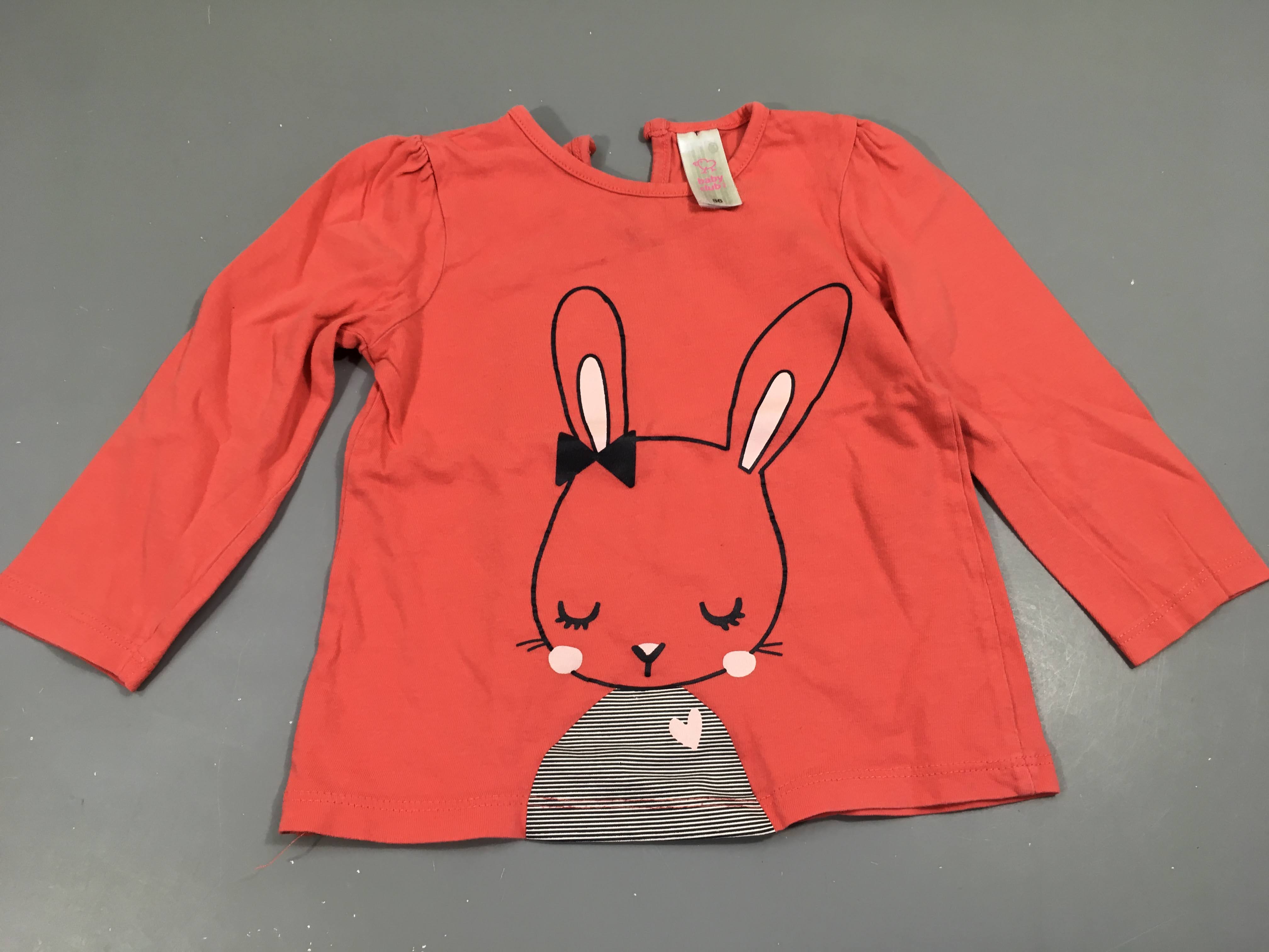 T-shirt m.l rose lapin