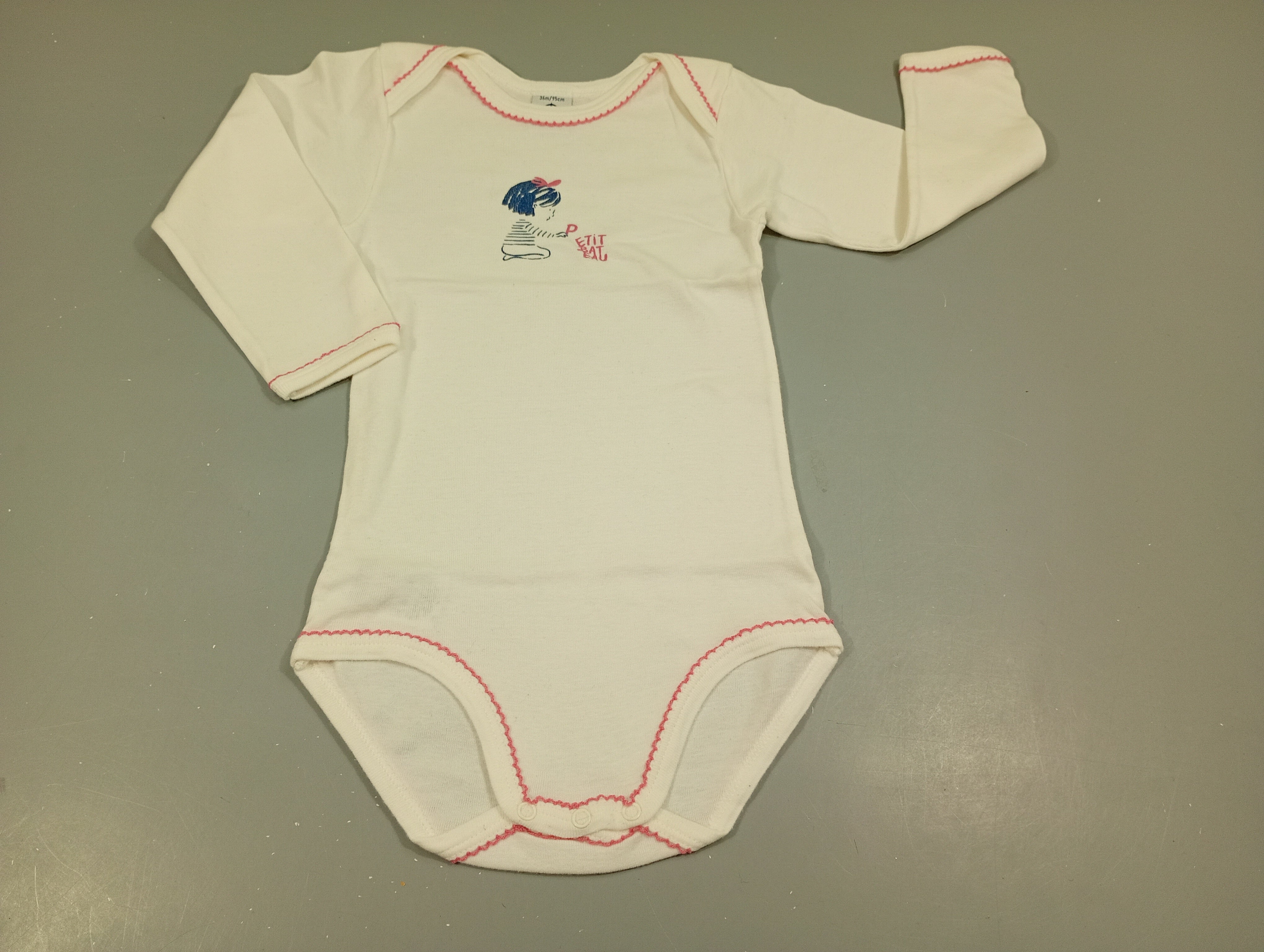 Body m.l blanc fillette 