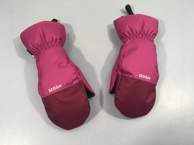 Moufles de ski   bleu/bordeaux "Wed'ze", moins cher chez Petit Kiwi