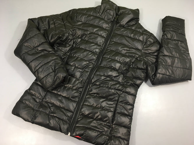Doudoune  light zippée noire, moins cher chez Petit Kiwi