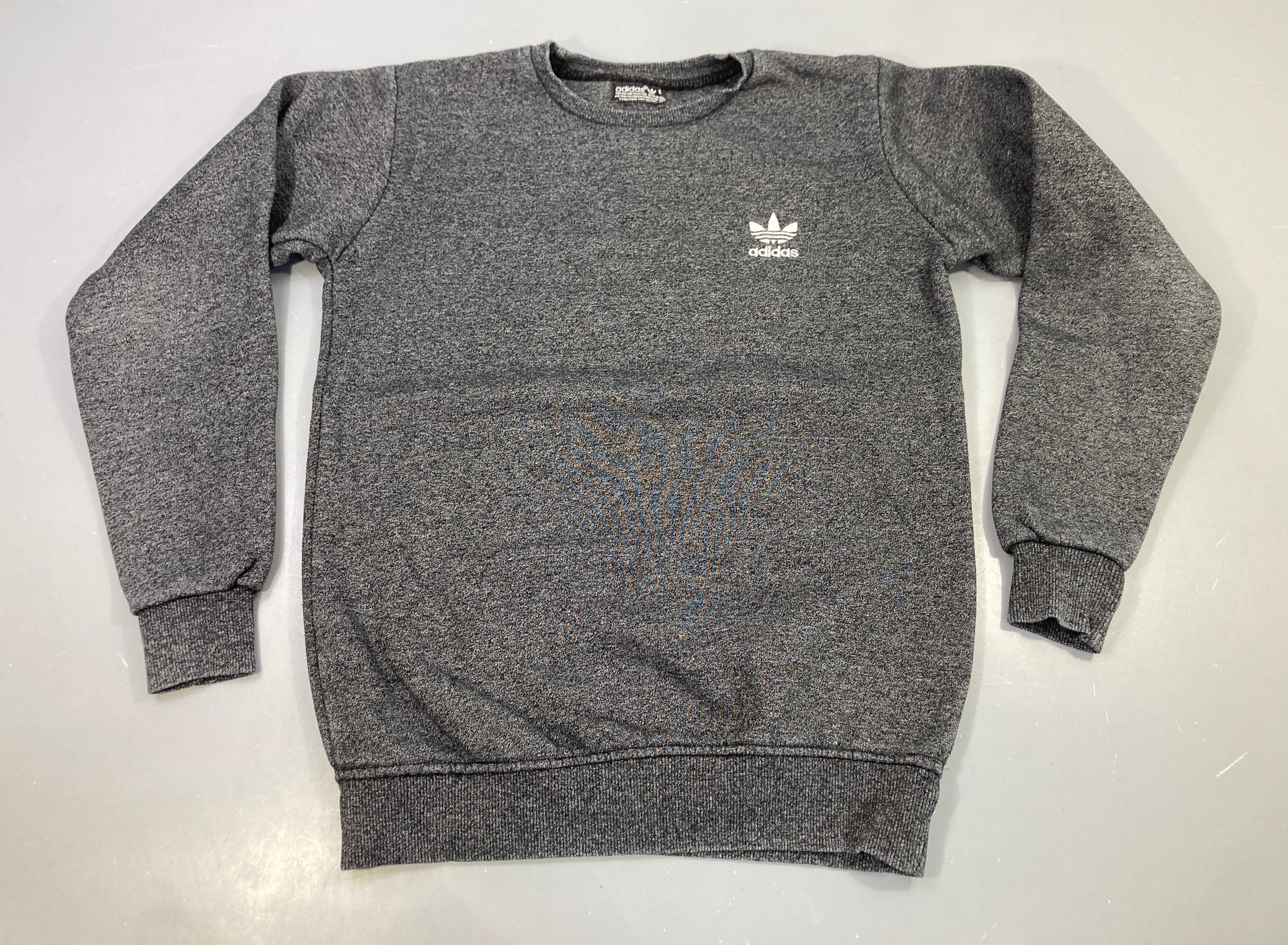 Sweat gris moucheté Adidas