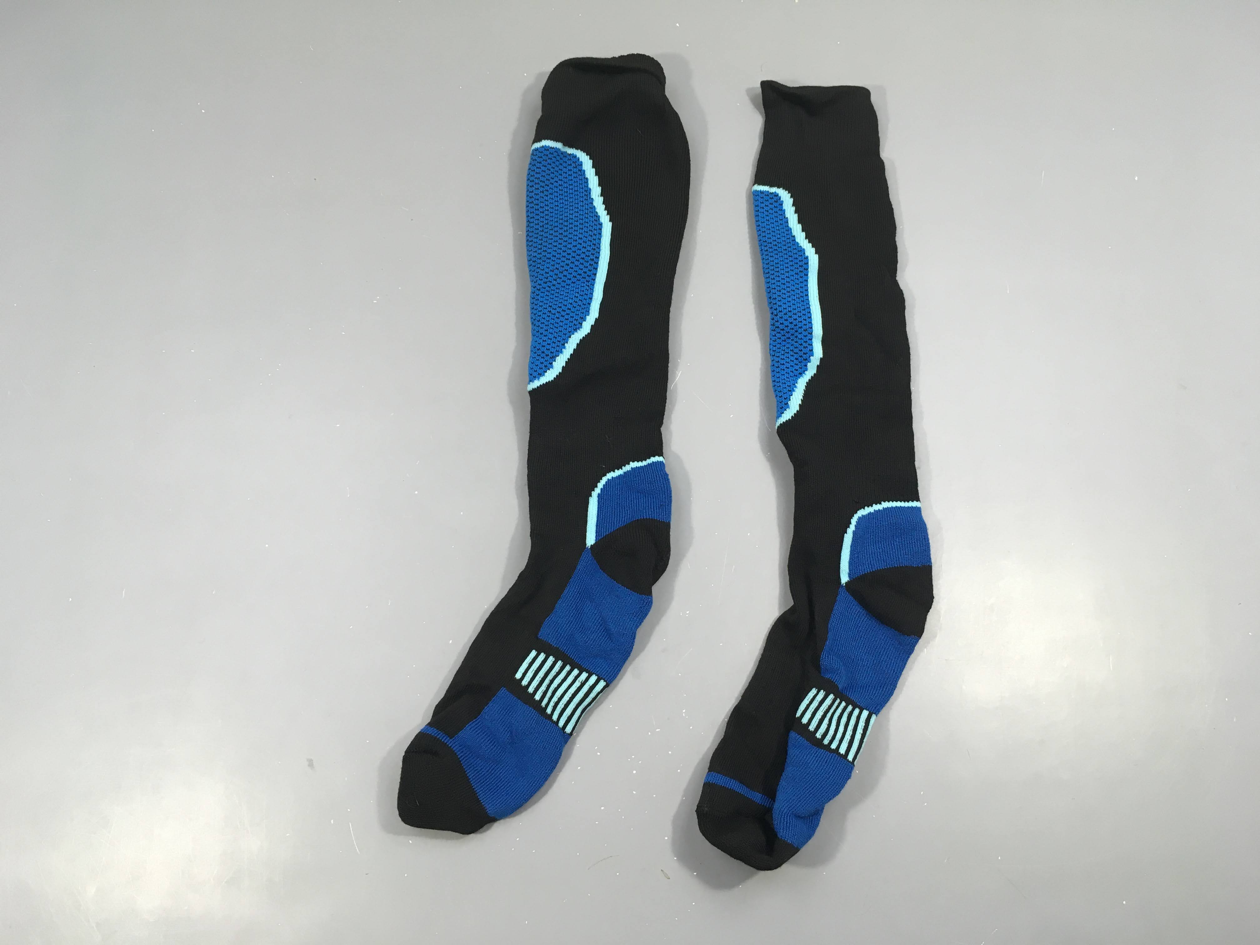 Chaussettes de ski noir-bleu