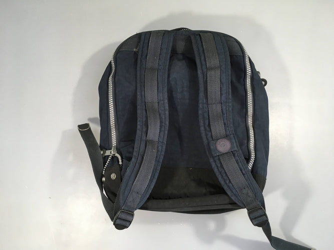 Sac à dos bleu foncé Quelques traces d'usures sur bande réfléchissante, moins cher chez Petit Kiwi