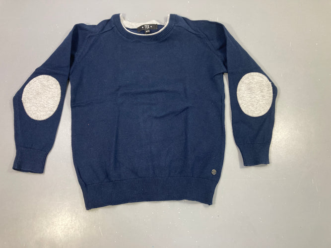 Pull bleu foncé, moins cher chez Petit Kiwi