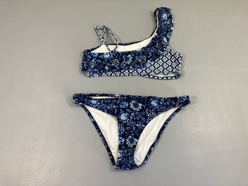 Bikini bleu foncé motifs
